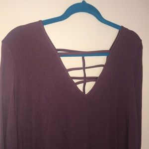 Long Sleeve Shirt with cute front and back